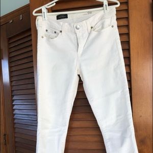 Jcrew white Jeans